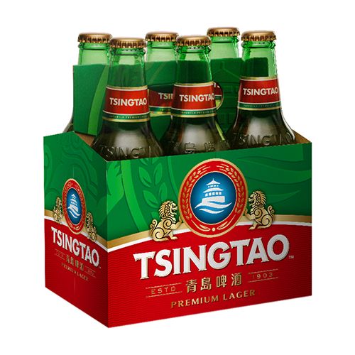 Tsingtao 6pack bottles