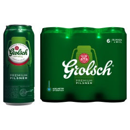 Grolsch 6pack can large