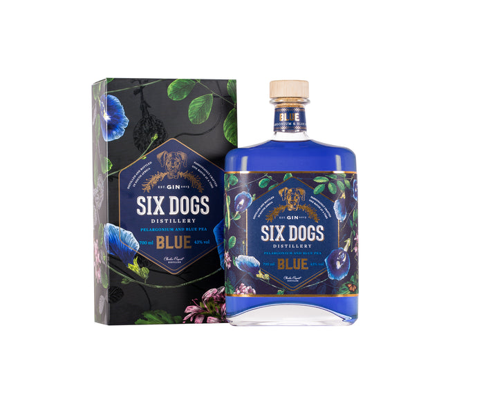 Six Dogs Blue Gin 0.7L