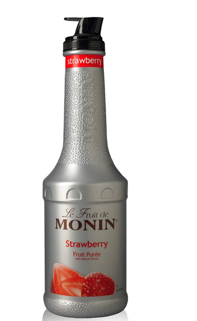 Monin puur aardbei 1l