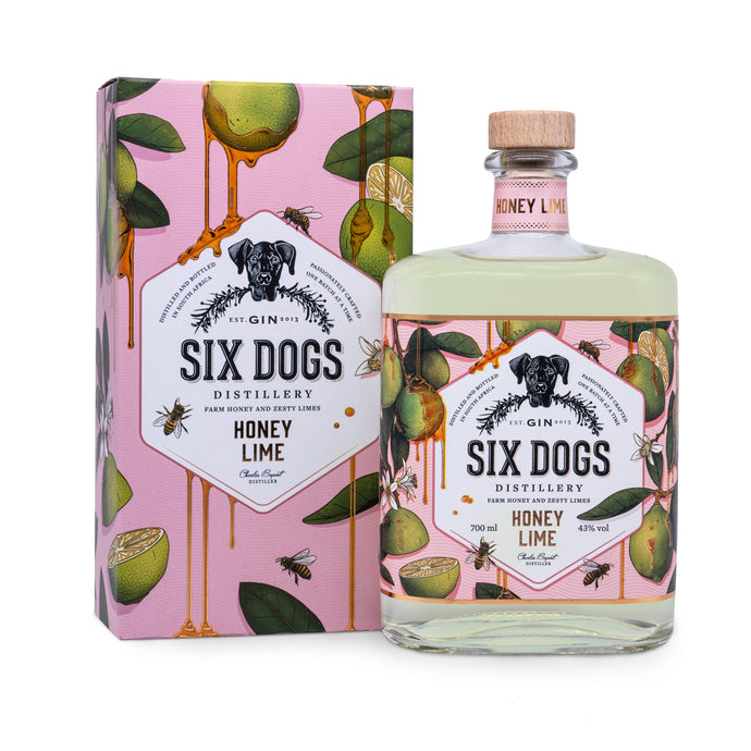 Six Dogs Honey Lime Gin 0.7L