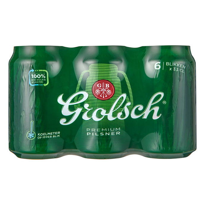 Grolsch 6 pack cans small